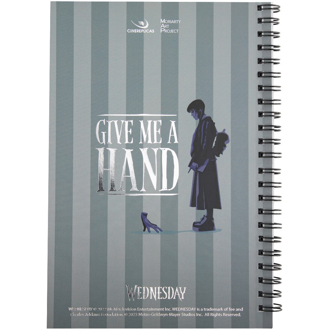 Блокнот Cinereplicas Уэнсдэй Время для моих записей (на пружине) (CR5172) - фото 4