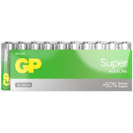 Батарейка GP Super G-Tech (AA, 20 шт.)