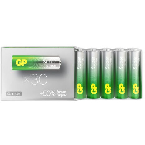 Батарейка GP Super G-Tech (AA, 30 шт.)
