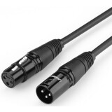 Кабель XLR (M) - XLR (F), 3м, UGREEN AV130 Black (20711)