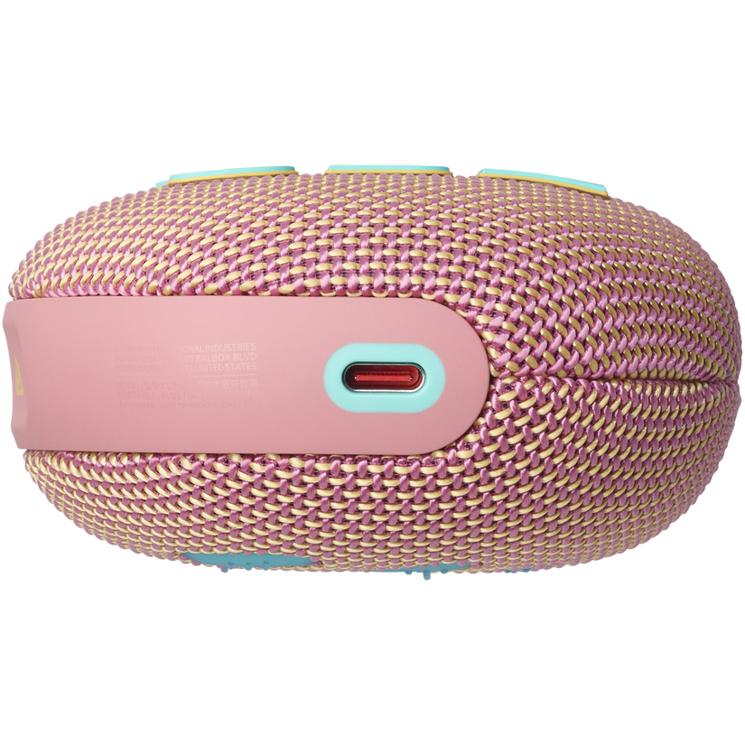 Портативная акустика JBL Clip 5 Pink - JBLCLIP5PINK - фото 8