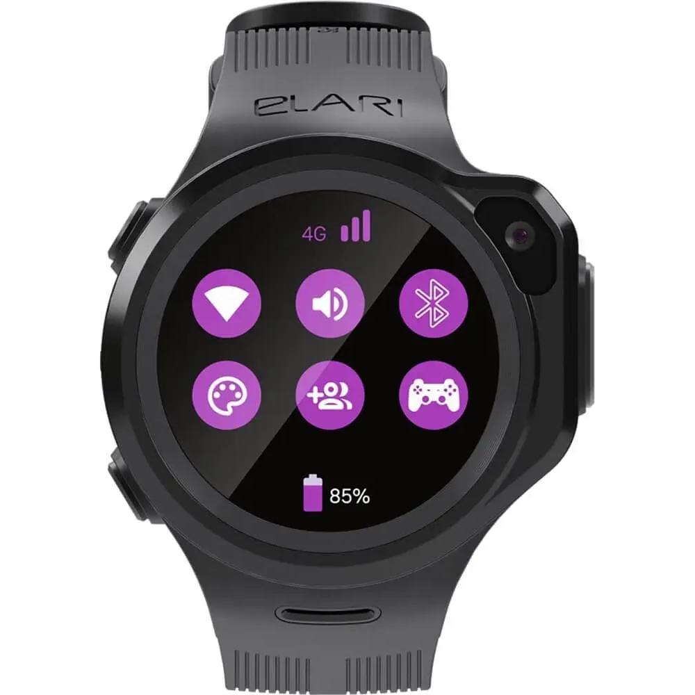 Умные часы Elari KidPhone 4GR M Black - KP-4GR-M-BLK - фото 2