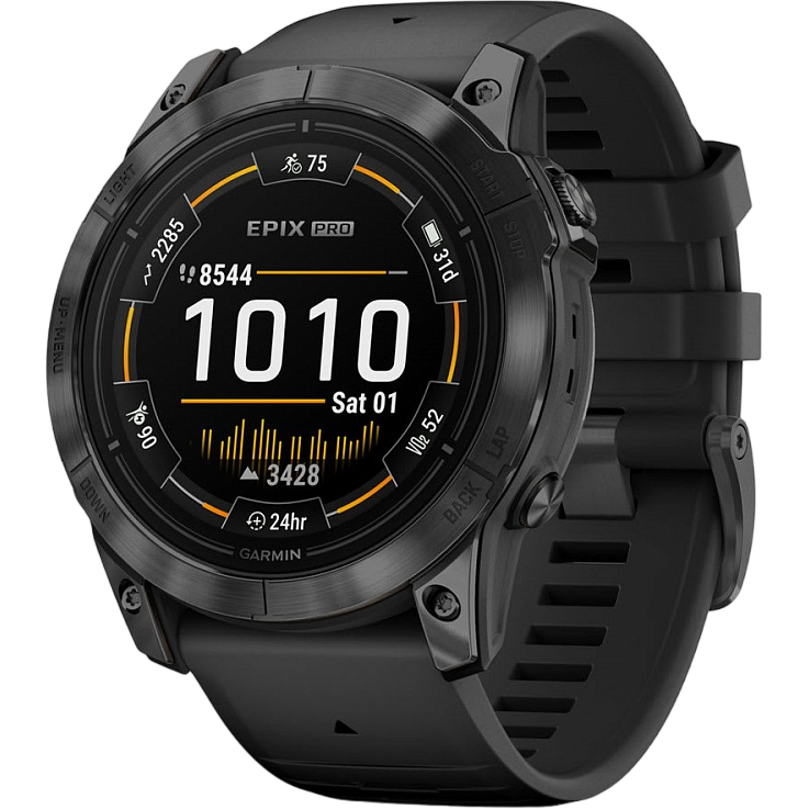 Умные часы Garmin Epix Pro (Gen 2) 51mm Slate Gray Black - 010-02804-21