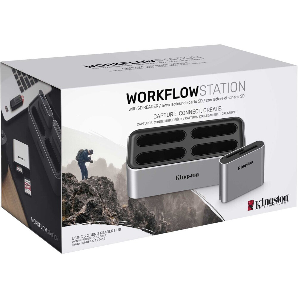 Док-станция Kingston Workflow Station + SD Reader - WFS-S - фото 3