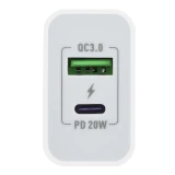 Сетевое зарядное устройство GoPower GPQC08 White (00-00028401)