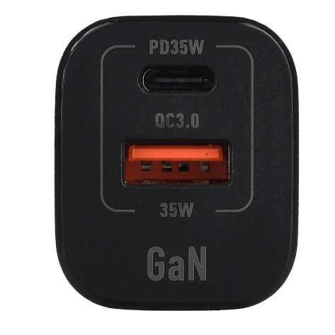 Сетевое зарядное устройство GoPower GPQC09 Black - 00-00028403 - фото 2