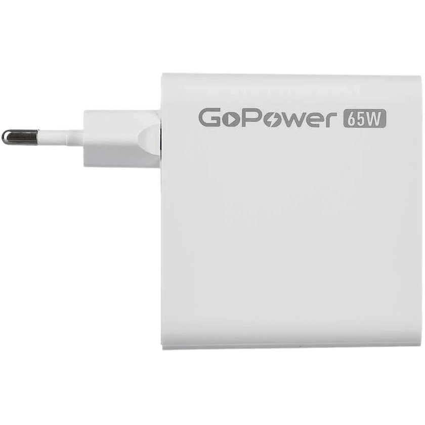 Сетевое зарядное устройство GoPower GPQC10 White - 00-00028405 - фото 3