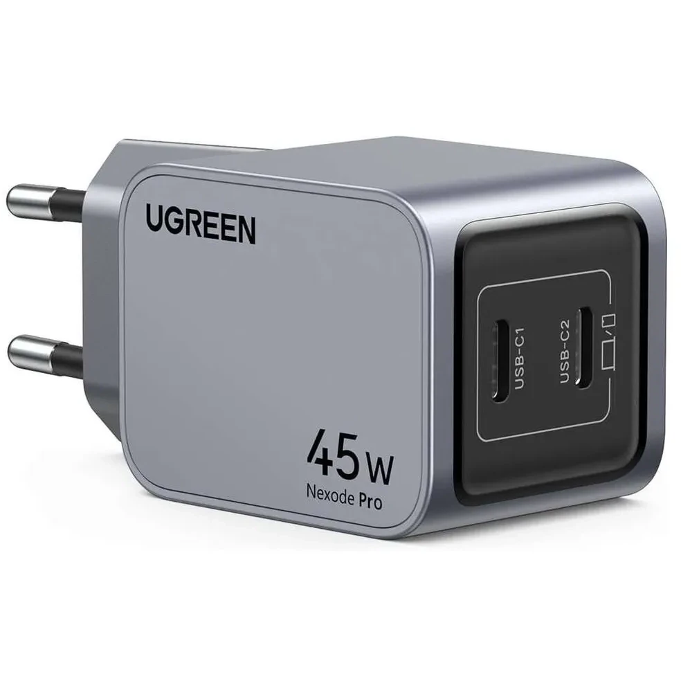 Сетевое зарядное устройство UGREEN Nexode Pro 45W Space Gray - 35008