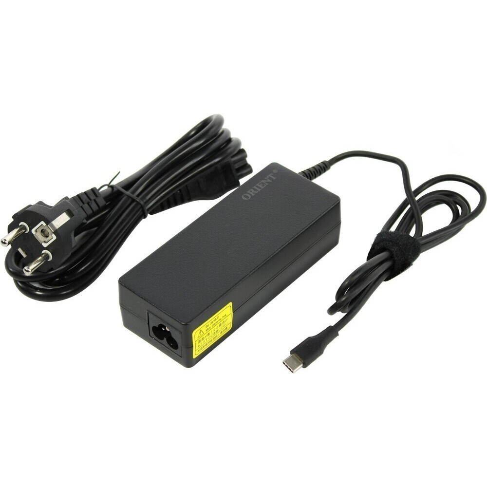 Блок питания для ноутбука Orient PU-C87W Black