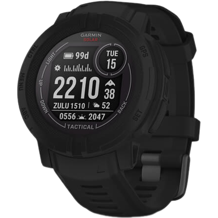 Умные часы Garmin Instinct 2 45 mm SOLAR Tactical Edition Black