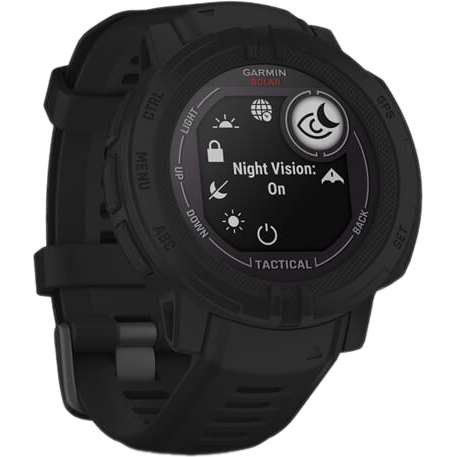 Умные часы Garmin Instinct 2 45 mm SOLAR Tactical Edition Black - 010-02627-03 - фото 2