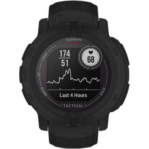 Умные часы Garmin Instinct 2 45 mm SOLAR Tactical Edition Black - 010-02627-03 - фото 5