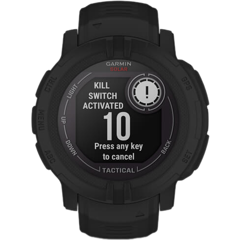 Умные часы Garmin Instinct 2 45 mm SOLAR Tactical Edition Black - 010-02627-03 - фото 6