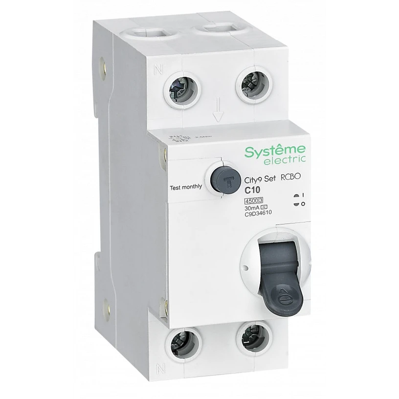 Автоматический выключатель дифференциального тока Systeme Electric City9 Set C9D34610
