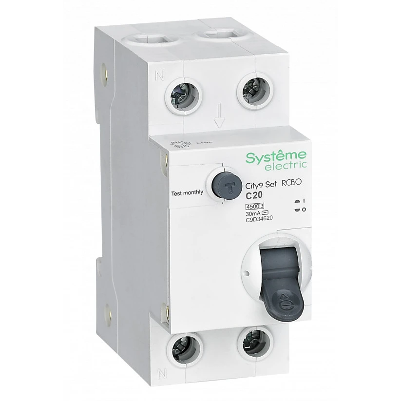 Автоматический выключатель дифференциального тока Systeme Electric City9 Set C9D34620