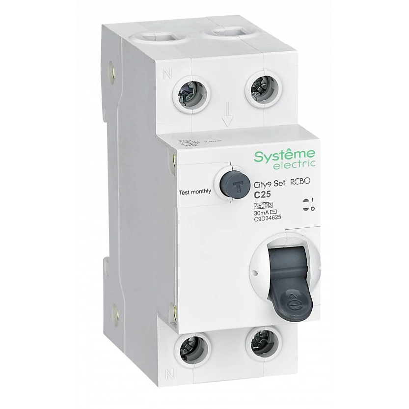 Автоматический выключатель дифференциального тока Systeme Electric City9 Set C9D34625