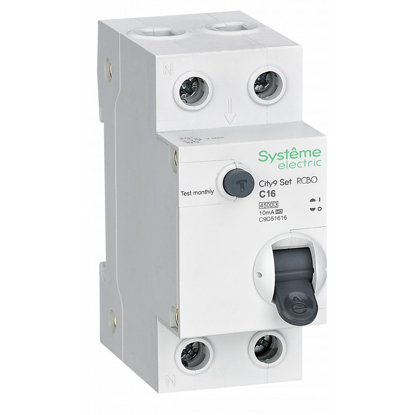 Автоматический выключатель дифференциального тока Systeme Electric City9 Set C9D51616