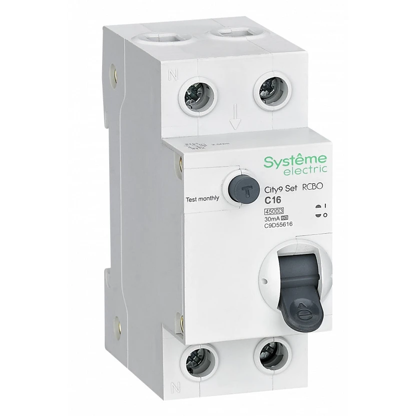Автоматический выключатель дифференциального тока Systeme Electric City9 Set C9D55616