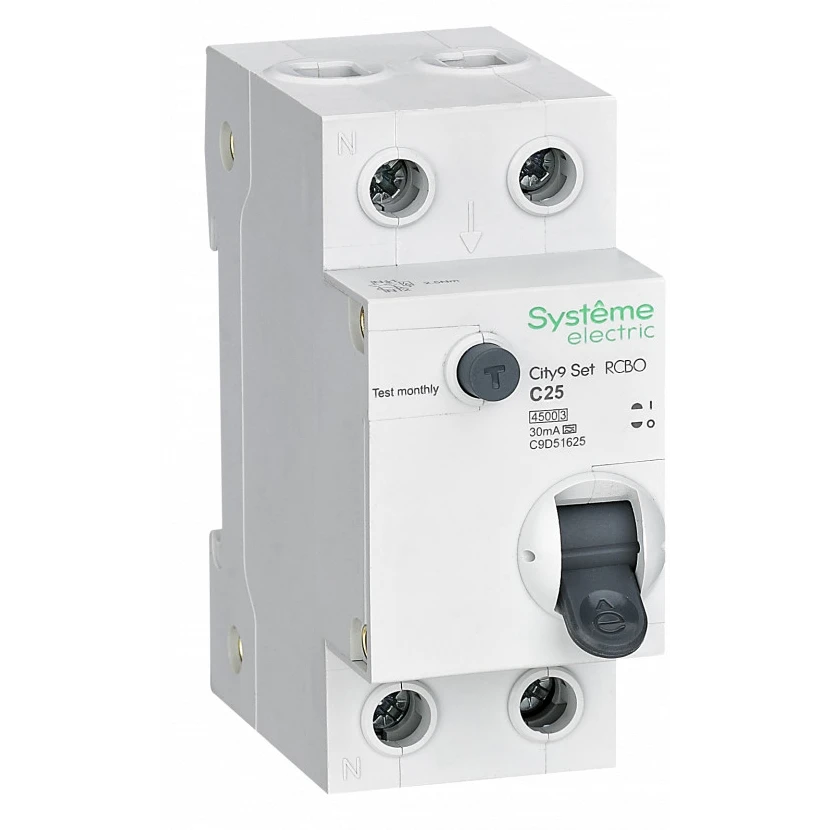 Автоматический выключатель дифференциального тока Systeme Electric City9 Set C9D55625