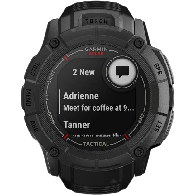 Умные часы Garmin Instinct 2X 50 mm Solar Tactical Edition Black - 010-02805-03 - фото 9