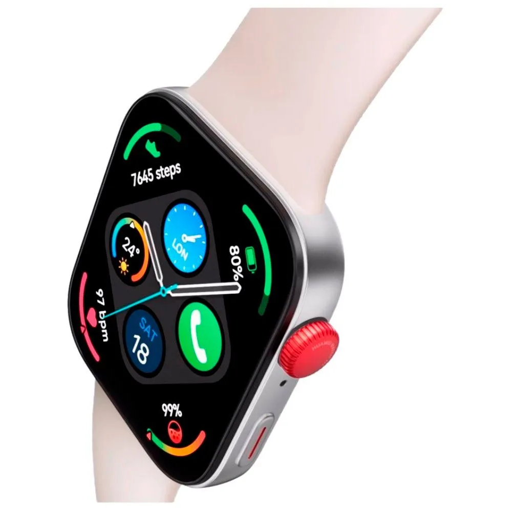 Умные часы Huawei Watch Fit 3 Solo-B09S Silver/White - 55020CJG/55020CJU - фото 3