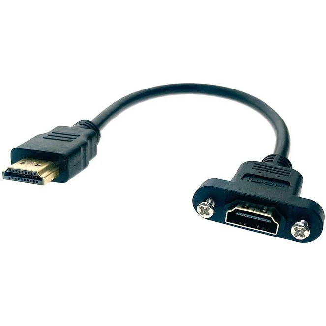 Переходник HDMI (M) - HDMI (F), 0.3м, Espada Ehmf30 - фото 2