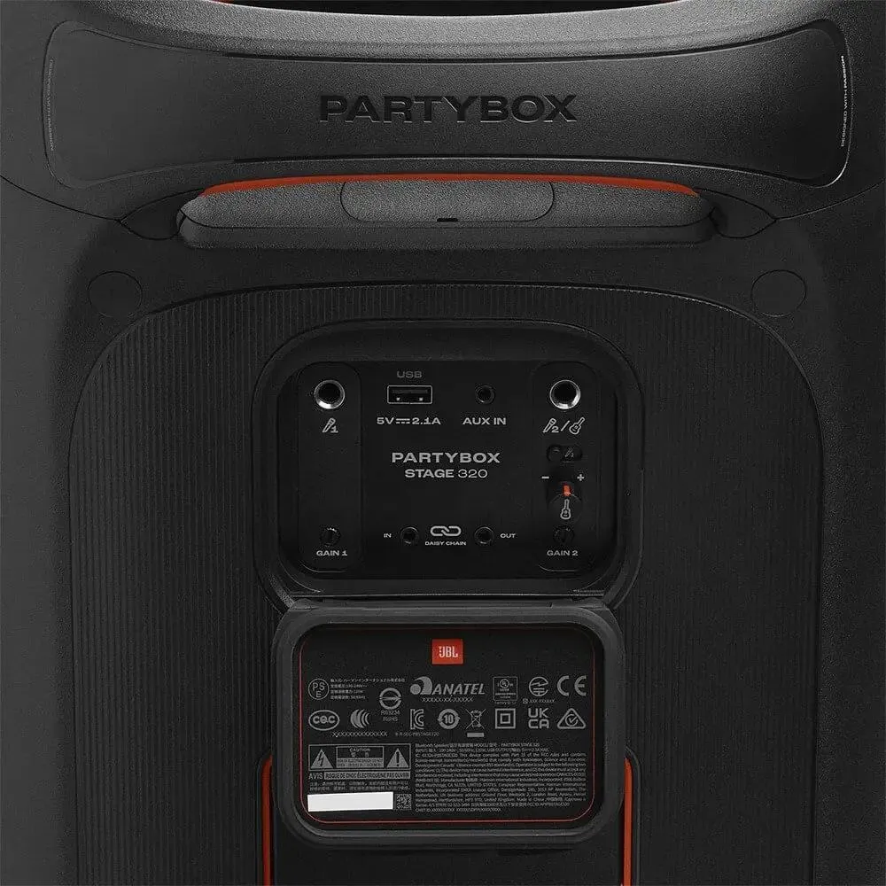 Портативная акустика JBL PartyBox Stage 320 Black - JBLPBSTAGE320/(CN, UK, EP, AS) - фото 17