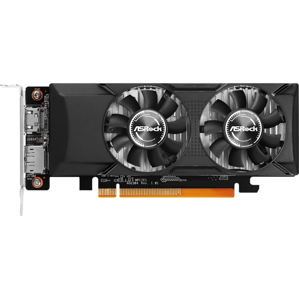 Видеокарта AMD Radeon RX 550 ASRock Low Profile 4Gb (RX550 LP 4G) - фото 3