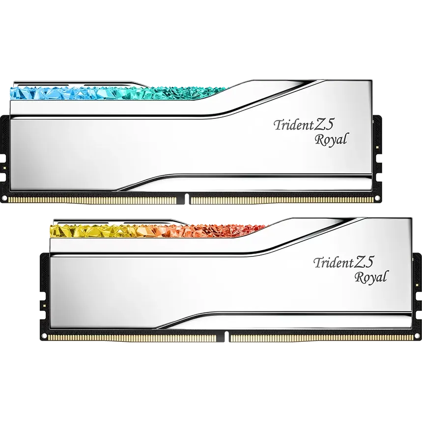 Оперативная память 64Gb DDR5 6400MHz G.Skill Trident Z5 Royal RGB (F5-6400J3239G32GX2-TR5S) (2x32Gb KIT)