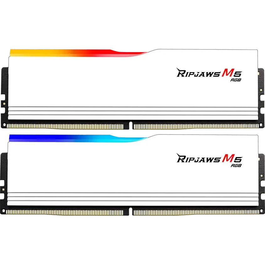 Оперативная память 64Gb DDR5 6400MHz G.Skill Ripjaws M5 RGB (F5-6400J3239G32GX2-RM5RW) (2x32Gb KIT)