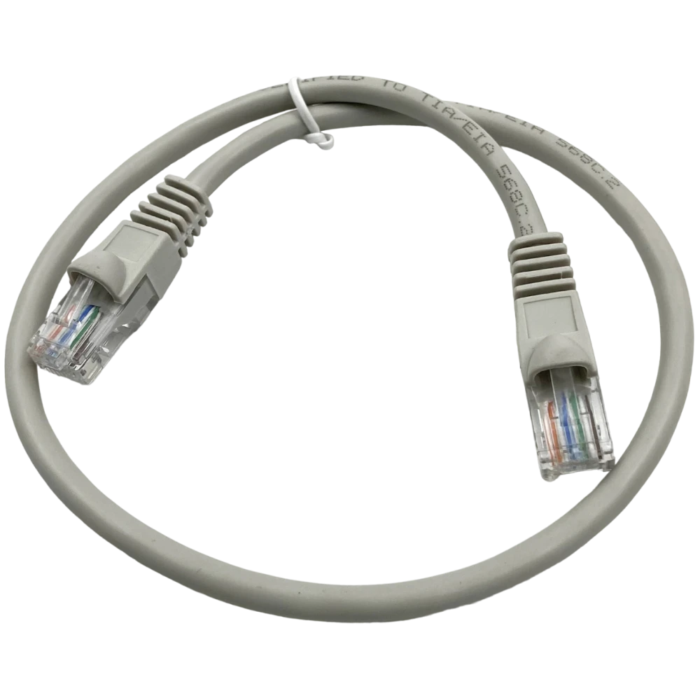 Патч-корд Buro UTP-5E-0.5M-G-LSZH, 0.5м