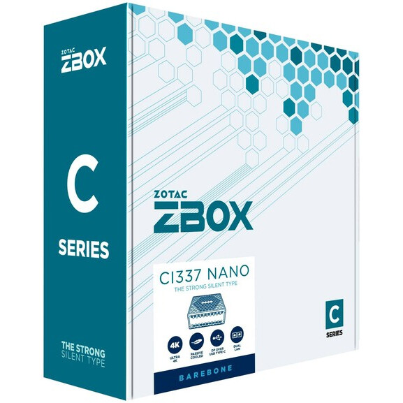 Платформа Zotac ZBOX CI337 nano - ZBOX-CI337NANO-BE - фото 6
