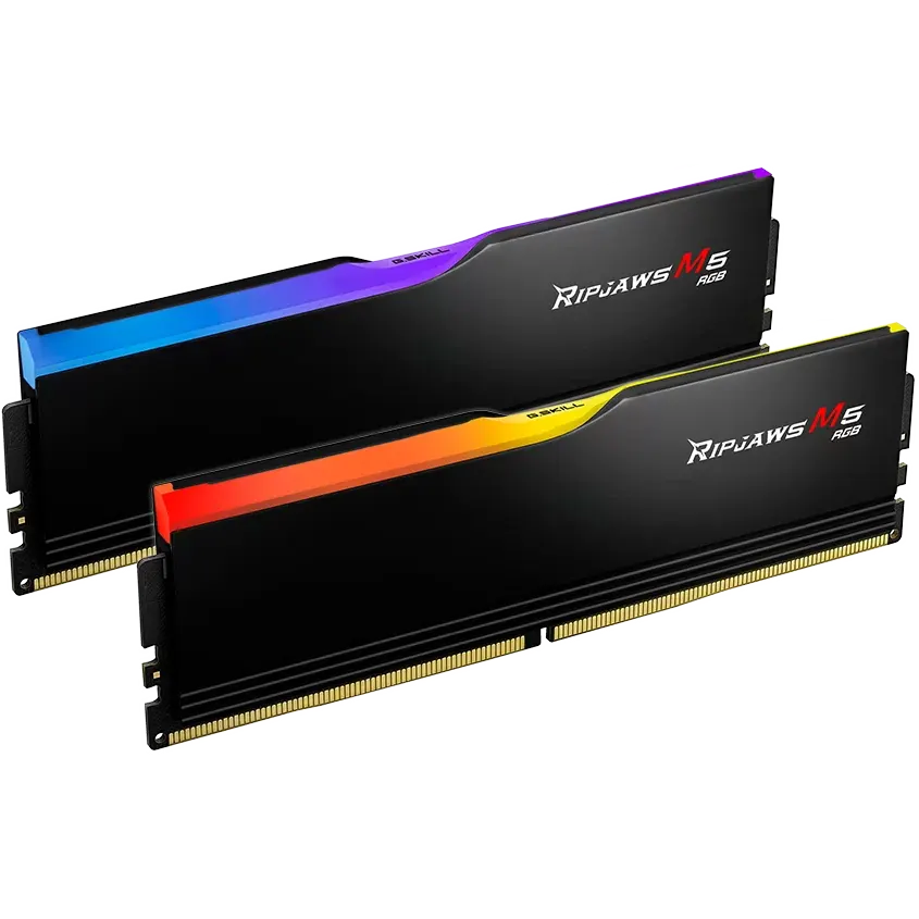 Оперативная память 64Gb DDR5 6000MHz G.Skill Ripjaws M5 RGB (F5-6000J3238G32GX2-RM5RK) (2x32Gb KIT) - фото 3