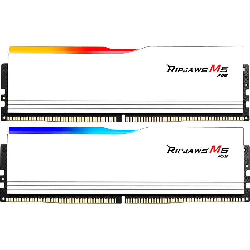 Оперативная память 64GB DDR5 6000MHz G.Skill Ripjaws M5 RGB (F5-6000J3238G32GX2-RM5RW) (2x32GB KIT)