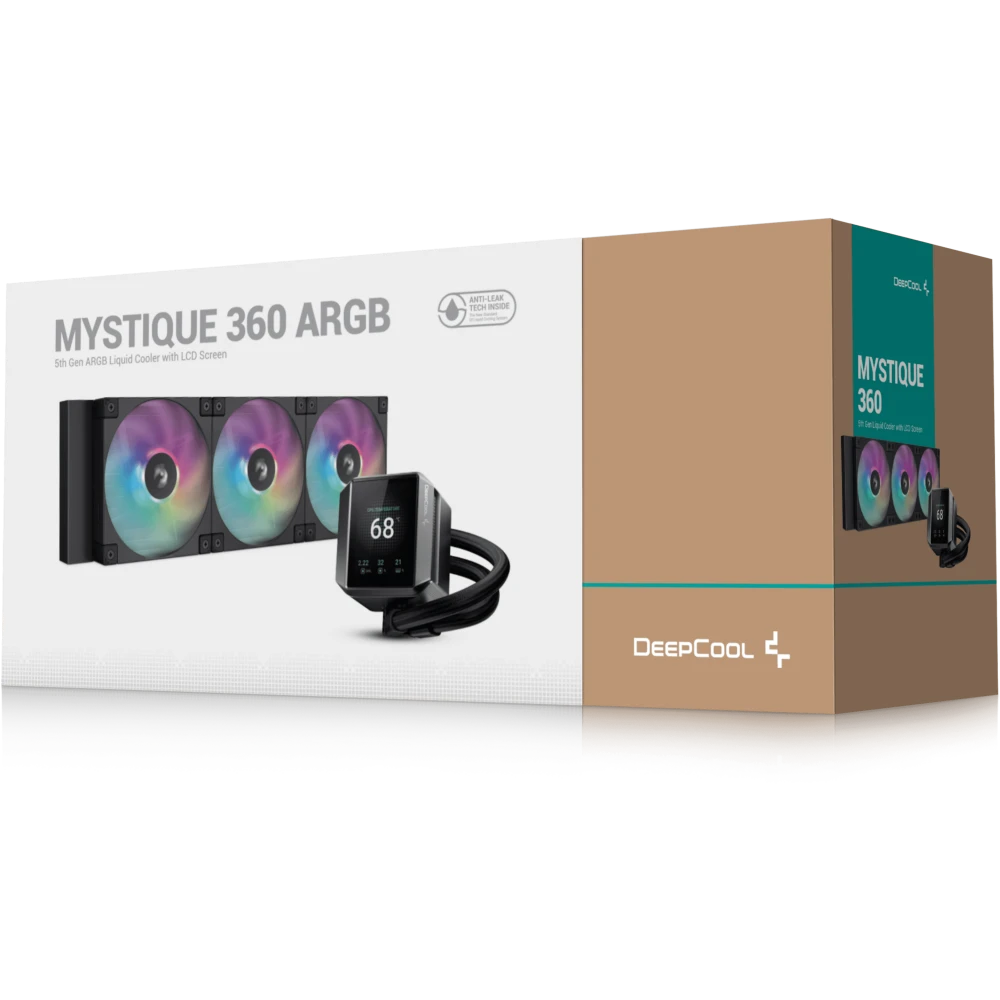 Система жидкостного охлаждения DeepCool MYSTIQUE 360 ARGB - R-LX750-BKADSNC-G-1 - фото 6