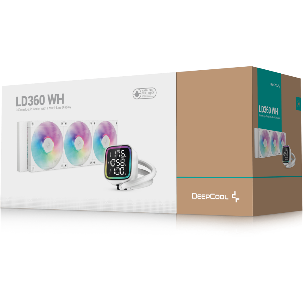 Система жидкостного охлаждения DeepCool LD360 WH - R-LD360-WHDMMN-G-1 - фото 6