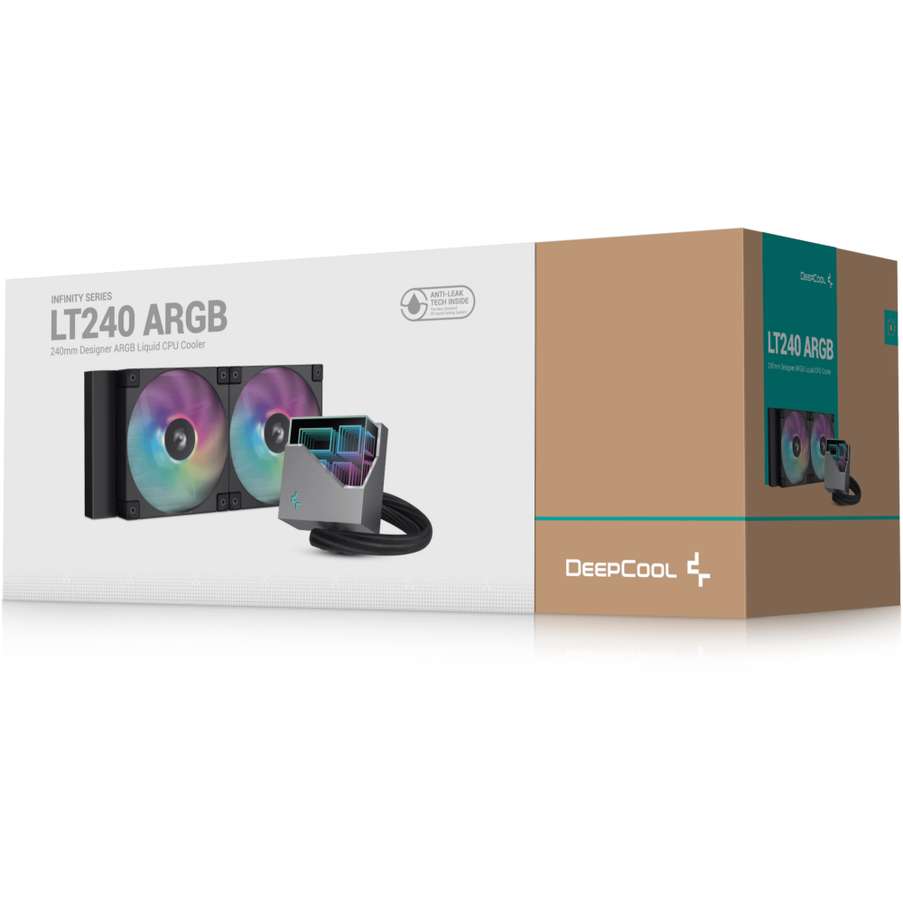 Система жидкостного охлаждения DeepCool LT240 ARGB - R-LT240-BKAMNC-G-1 - фото 6