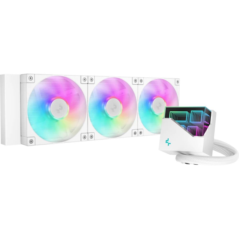 Система жидкостного охлаждения DeepCool LT360 WH ARGB - R-LT360-WHAMNC-G-1