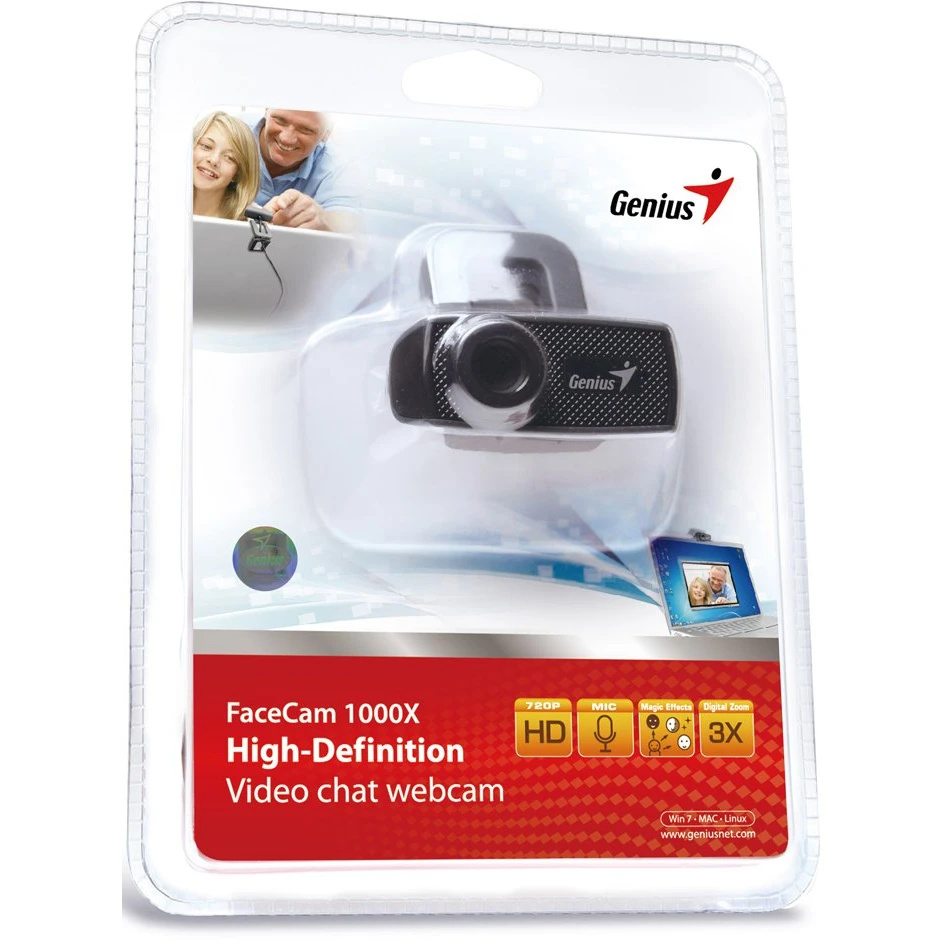 Веб-камера Genius FaceCam 1000X V2 - 32200003400 - фото 2