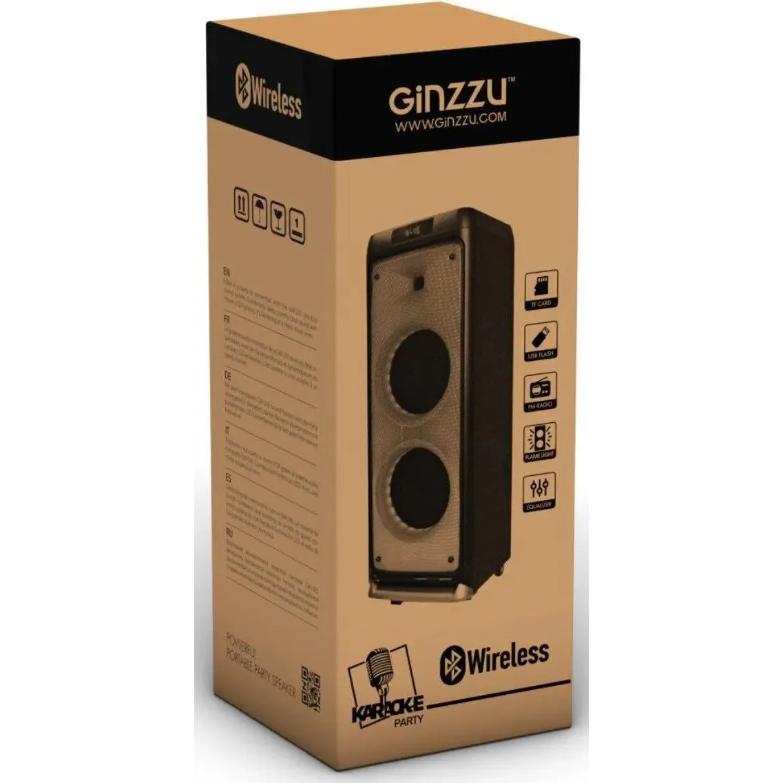 Портативная акустика Ginzzu GM-205 - фото 13