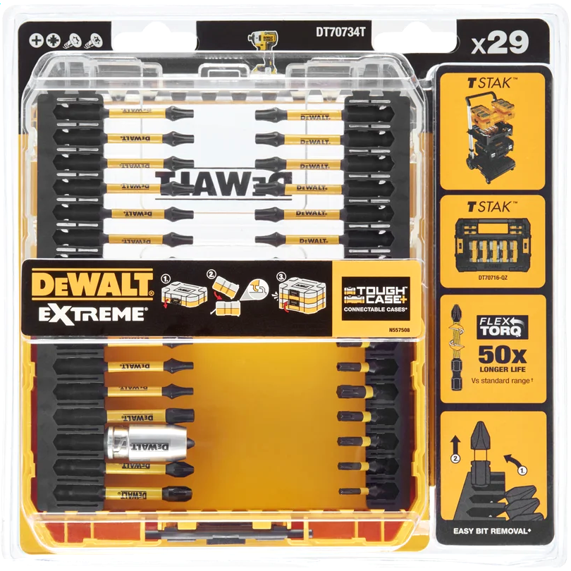 Набор бит и насадок DeWALT DT70734T-QZ