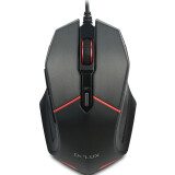 Мышь Delux M601 Black/Red