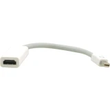 Переходник Mini DisplayPort (M) - HDMI (F), 0.15м, Kramer ADC-MDP/HF