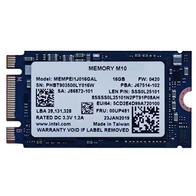 Intel optane m10 16gb on sale