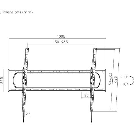 Кронштейн FIX LP73-48T Black - фото 3