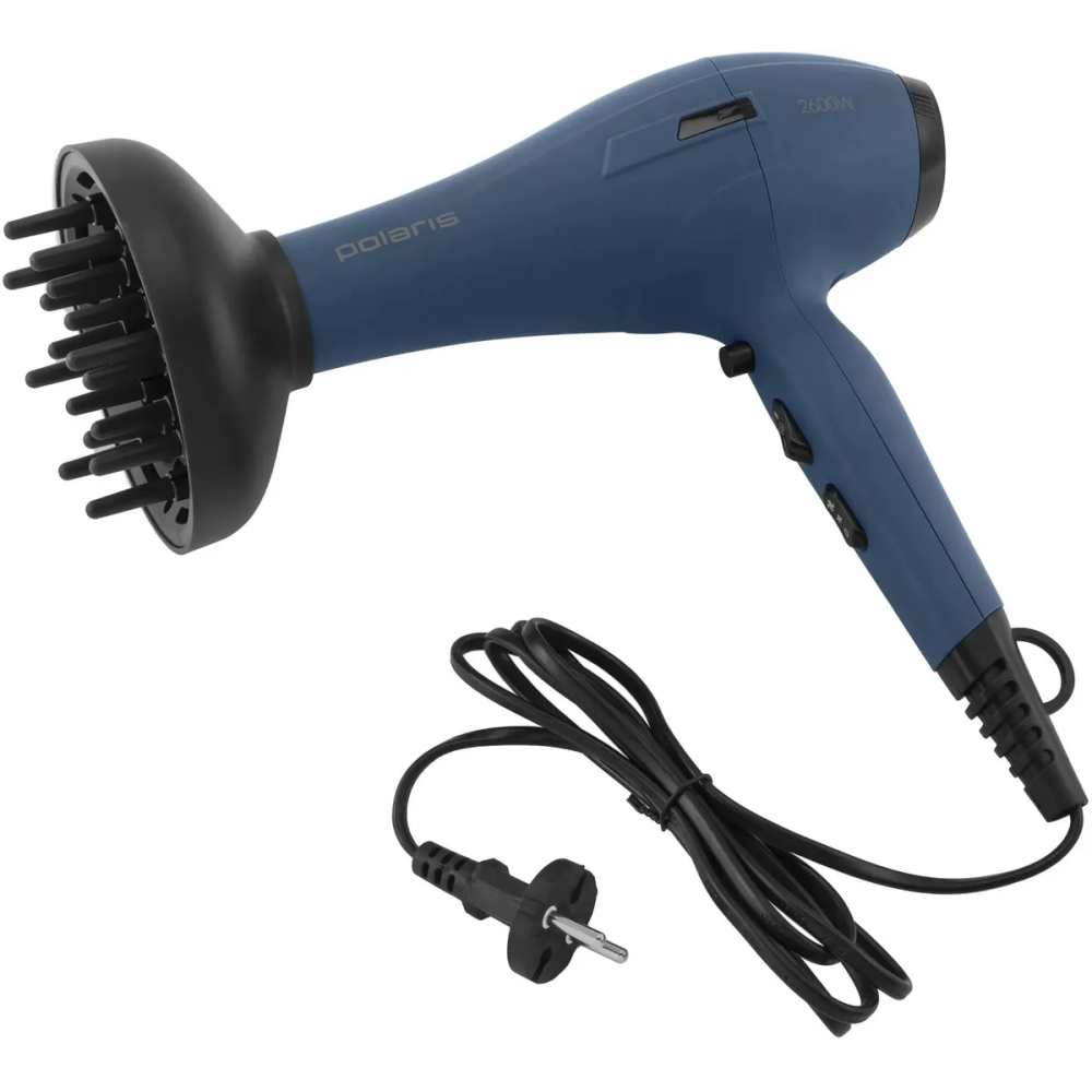 Фен Polaris PHD2600ACi Blue - PHD 2600ACi - фото 12