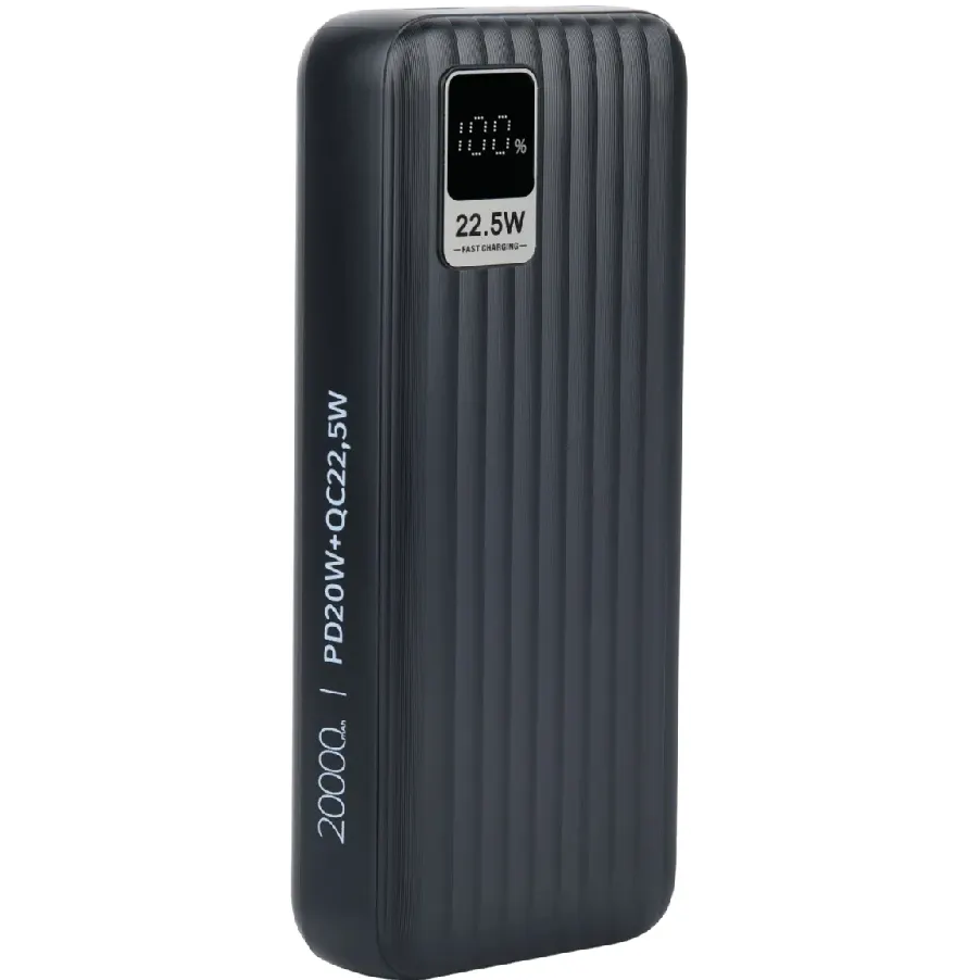 Внешний аккумулятор Perfeo Powerbank Waterfall 20000mAh Black - PF_E1471 - фото 2