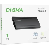 Внешний накопитель SSD 1Tb Digma MEGA X (DGSM8001T2MGG)