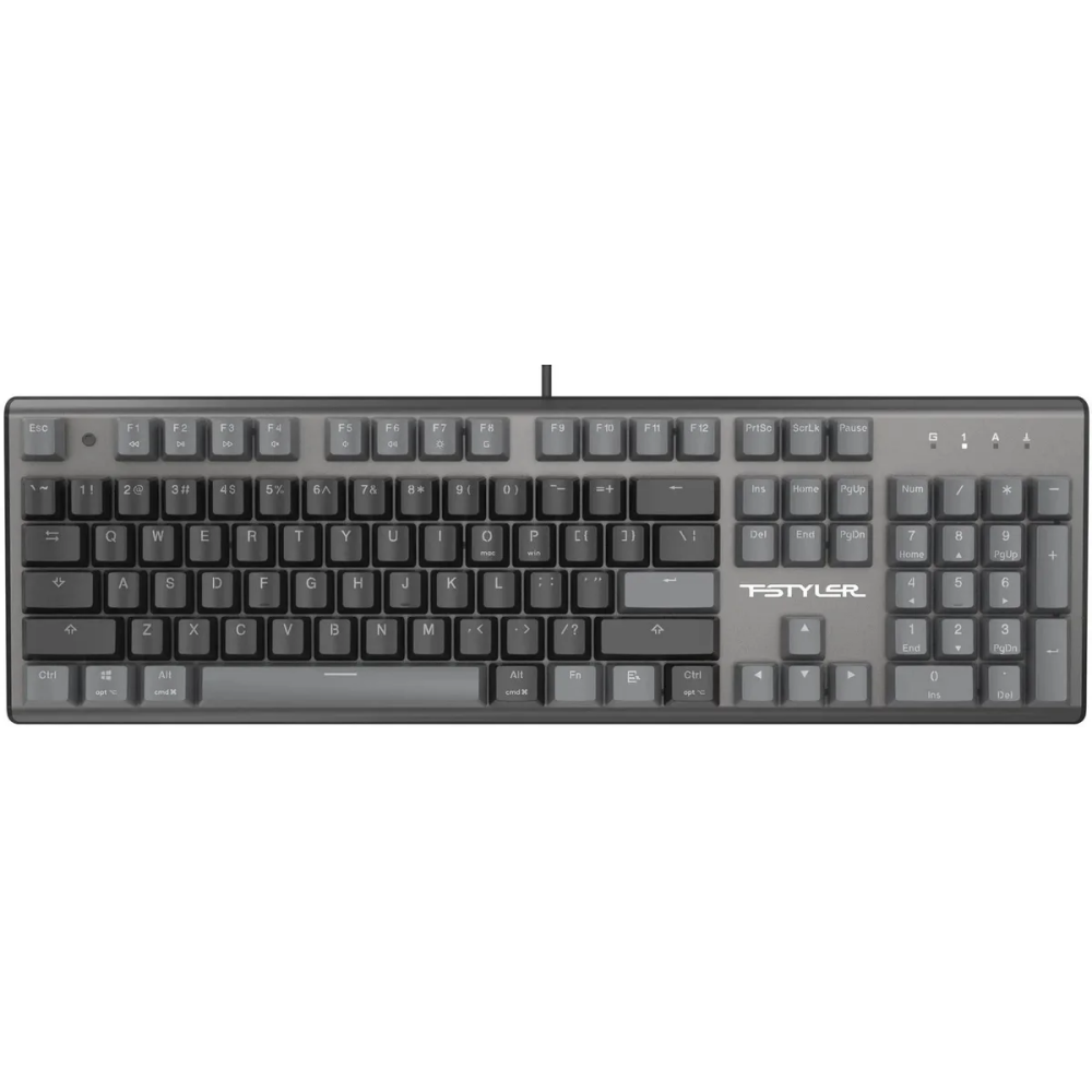 Клавиатура A4Tech Fstyler FS100 Neon Stone Black - фото 2