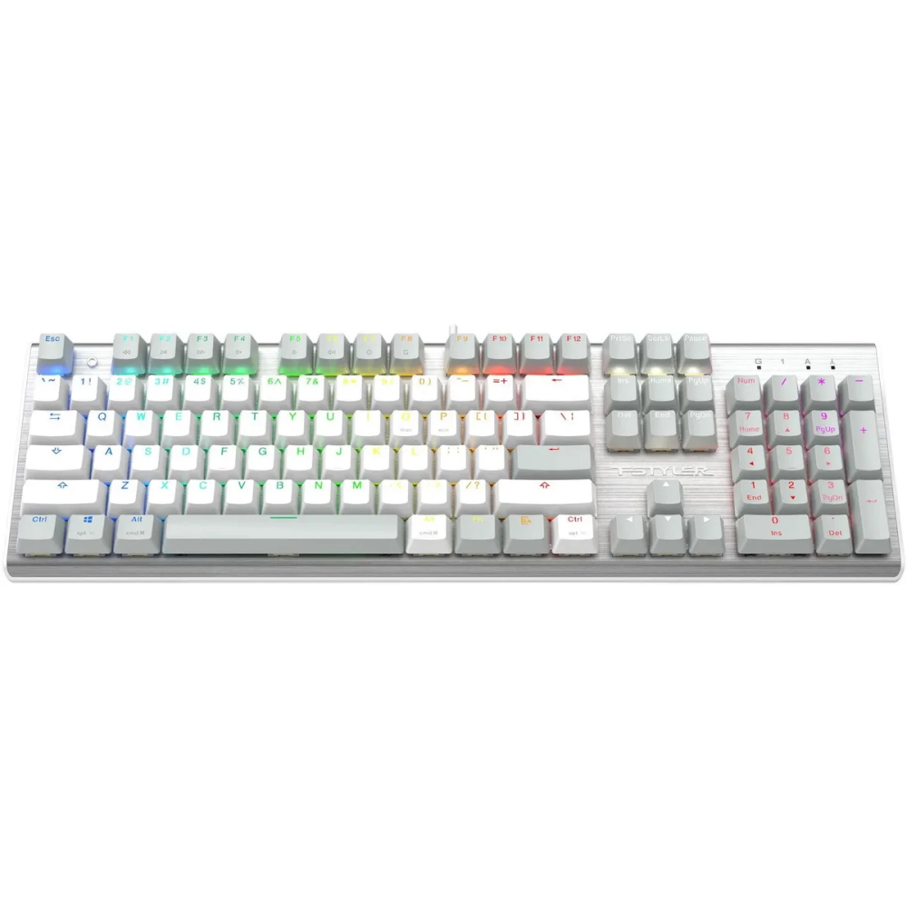 Клавиатура A4Tech Fstyler FS100 Neon Grayish White - фото 5
